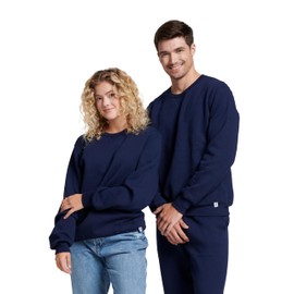 Russell Athletic Men's Dri-Power Crewneck Fleece Sweater, New Navy, XX-Large