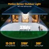 TECKNET 461 LED Solar Powered Outdoor Lights, 270° Angle &