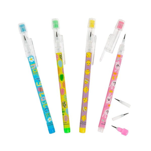 Fun Express Easter Stacking Point Pencils 24 Pieces