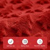 Red Pine Faux Fur Soft Plush Christmas Tree Skirt 36