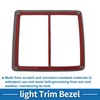 X AUTOHAUX Headlight Trim Bezel for Toyota Tacoma 2016-2023 Front
