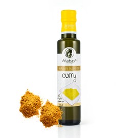 Ariston "The Very Best" Extra Virgin Olive Oil | Anti-Oxidant Rich, Cold Pressed, Premium Quality | Product of Greece (250ml) 8.45 fl oz, Curry