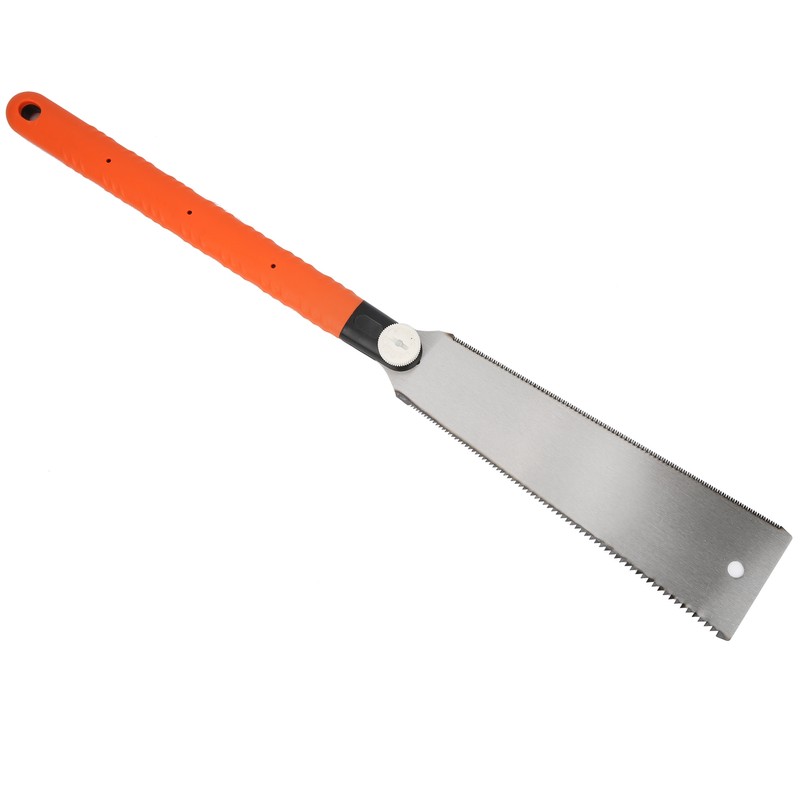 10in Twosided Tooth Long Handle Woodworking Saw Manual Operation Handsaw