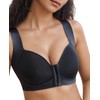 Women's Front Closure Bras Posture Full Coverage No Underwire Unlined