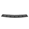 3 Pcs Chassis Deflector Universal Black Rear Lip Shark Fin