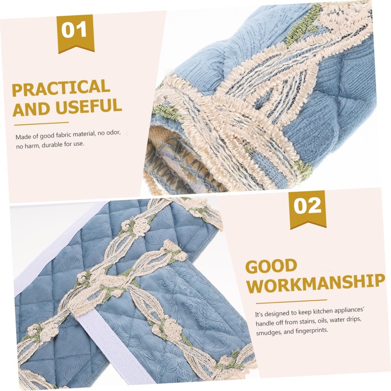 LABRIMP Refrigerator Handle Cover 4 Pack Oven Fridge Handle Protectors