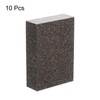 sourcing map 10pcs Coarse Sanding Sponge Blocks 80-100 Grit Foam