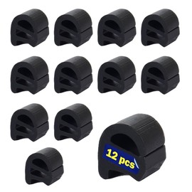 Set of 12 Rubber for Grids, Rubber Feet for Gas Cooker Grates 9 mm x 10 mm C00039148 for Ariston 754010095 for Smeg 50247058006 for Zanussi