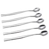 Xowine Pack of 12 long teaspoons, stainless steel, long spoon