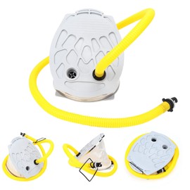 Foot Pump, Portable Foot Air Pump Boat Inflatable Pump Compact Plastic Fishing Inflatable Boat Rubber Dinghy Kayak