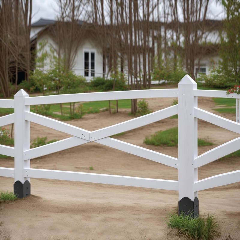 Fence Post Anchor 4''x4'', Heavy Duty Metal Fence Post Anchor