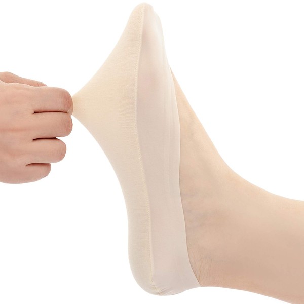 Womens No Show Thin Socks Cotton Nylon Low Cut Liner