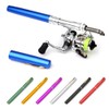 Pocket Collapsible Fishing Rod Reel Combo Mini Pen Fishing Pole