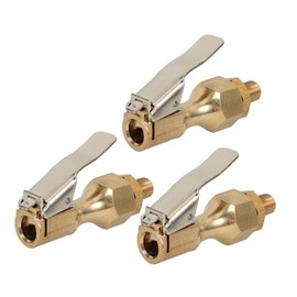 FELTECHELECTR 3pcs Tire Clip Locking Air Chuck Tire Air Chuck Quick Connect Tire Accessories Quick Connect Chuck Tires Chuck Tire Inflator Air Chuck Tire Inflator Chuck Tire Chuck Golden Copper