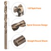 sourcing map 12pcs Cobalt Drill Bit, #6 0.204" HSS-CO Aircraft