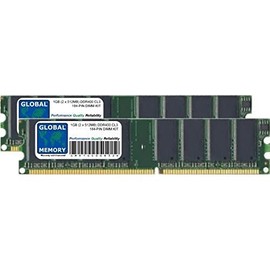 GLOBAL MEMORY 1 GB (2 x 512 MB) DDR 400 MHz PC3200 184-Pin DIMM Memory RAM Kit for IMAC G5 & POWERMAC G5