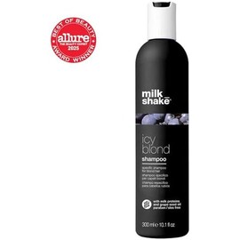 milk_shake Icy Blond Shampoo - Black Pigment Shampoo for Very Light Blond and Platinum Hair, 10.1 Fl Oz (300 ml)