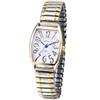 Oidea Elastic Strap Watch for Women: Gold Silver Rectangular Women's