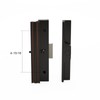 Easy Fix Hardware Patio Door Handle Set – Black Aluminum,