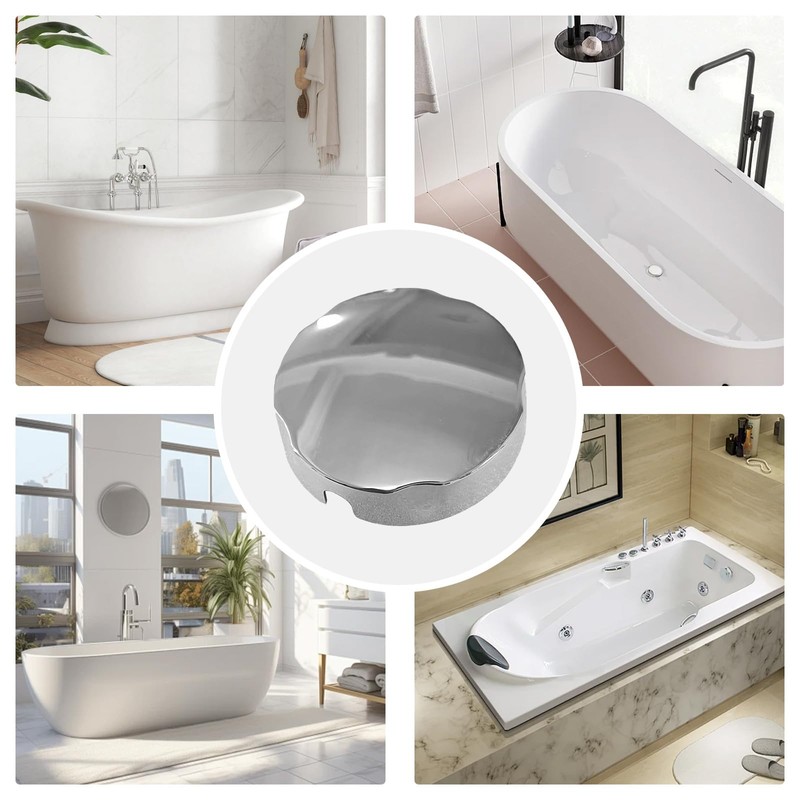 BRIOTA Pop-Up Bath Control Knob, Bathtub Knob, Bathtub Knob with