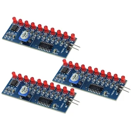 3 x Chaser Light - DIY Solder Learning Kit with NE555 and CD4017