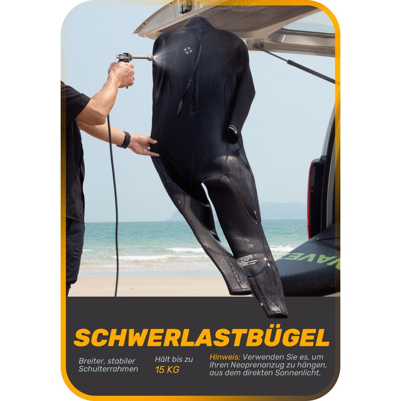 CAPAS Adjustable Foldable Travel Wetsuit Strap for Adults and Children,
