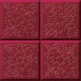 IdeaStix Florentine TileStix - Original Premium 4-Piece Peel and Stick Tile Squares - Washable and Removable - Heat and Water Resistant