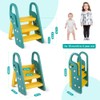 Onasti Foldable Toddler Step Stool for Bathroom Sink, Adjustable 3