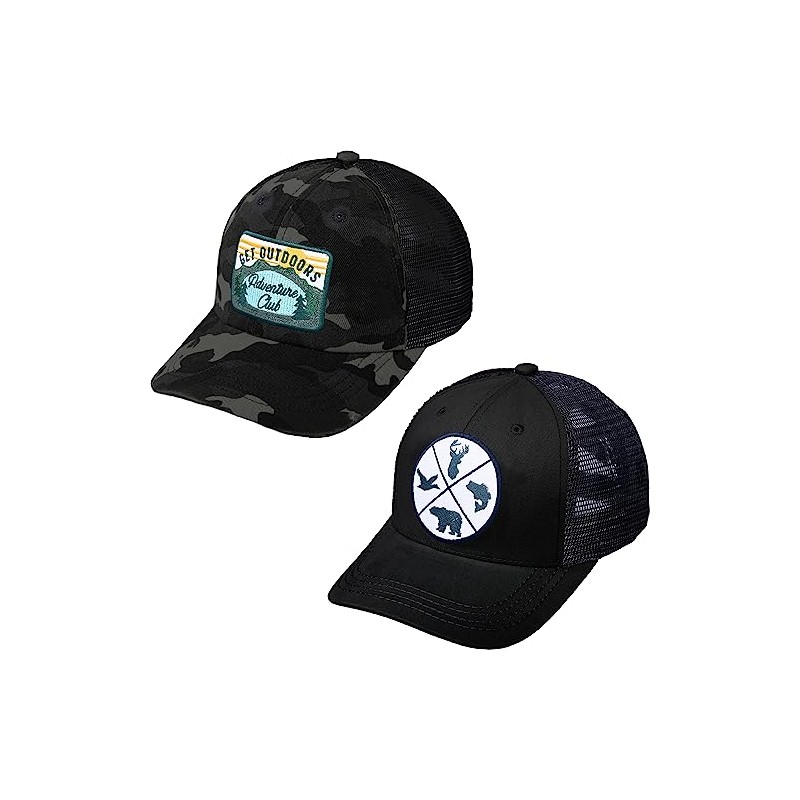 Funky Junque 2 Pk - Trucker Patch Hat Bundle -