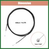 Motoforti NO.64607-06070 Trunk Lock Latch Release Cable for Toyota Camry