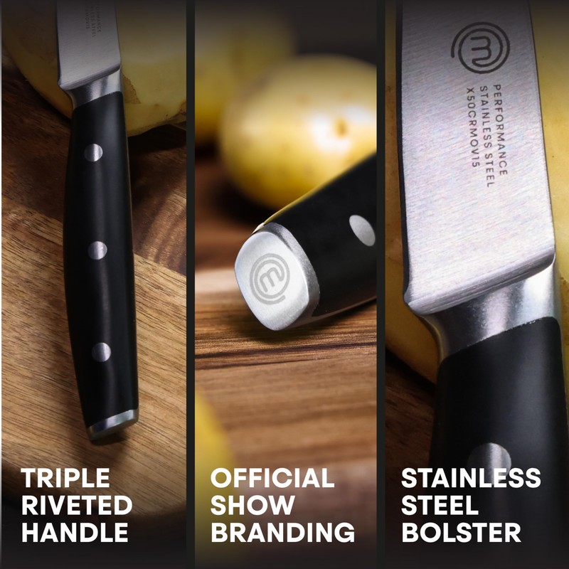 MasterChef Paring Knife 8" with High Carbon Stainless Steel Blade