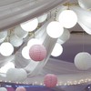 Pajoma Paper Lamp Lantern Lampion White 1 Piece for Party