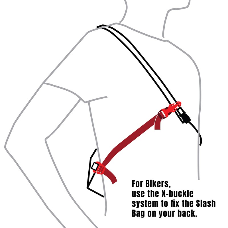 Mons Ooe Slash Bag X-PAC™ Sacoche, black camo