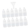 ULTECHNOVO 12pcs Squeezable Eye Dropper Bottles Reusable and Refillable Liquid