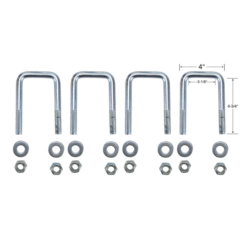 Extreme Max 3005.3787 Heavy-Duty 30" Pontoon Trailer Guide-Ons with Non-Marking