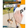 Looxmeer Recall Lead For Dogs, Robust Training Lead with Storage