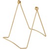 Bard's Folding Gold-toned Wire Easel Stand, 6" H x 4"