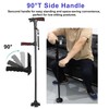 Walking Cane,Folding Cane with Led Light and Alarm,Walking Cane for