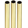 MACHSWON 3 Pcs Brass Round Tube H65 Copper Tubes Pipe