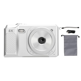 68MP Digital Camera FHD 1080P 2.7inch TFT Screen Manual Focus 16X Digital Zoom Rechargeable Portable Digital Video Camera Silver