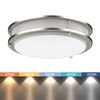 DYMOND LED Ceiling Light Dimmable Flush Mount Adjustable Light Color