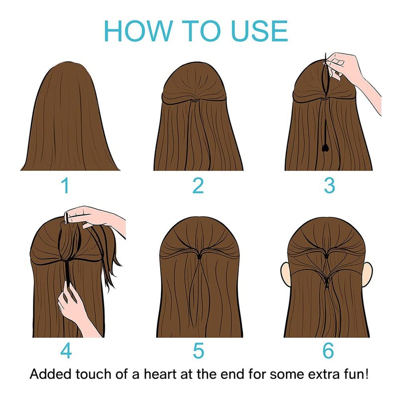 MagiDeal Quick Beader for Loading Beads/Automatic Hair Beader (6 Pack,