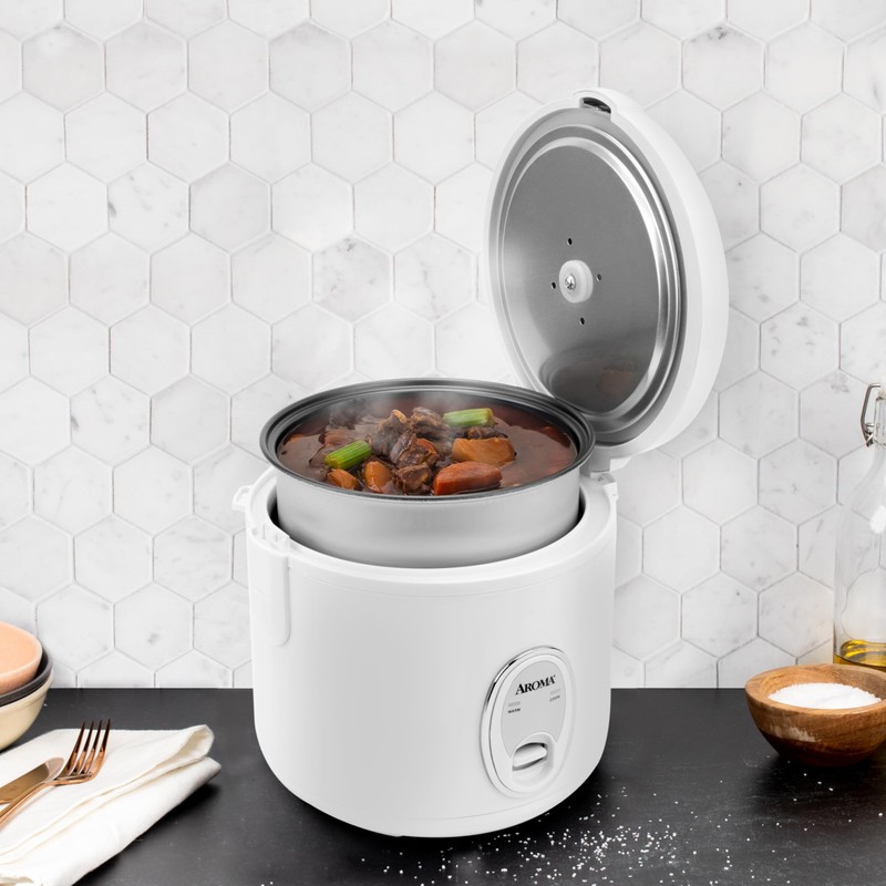 Aroma Housewares 8-Cup (Cooked) (4-Cup UNCOOKED) Cool Touch Rice Cooker