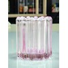 GOLDEAL 12Pcs Pink Glass Votive Candle Holders Tealight Holders Decorative,