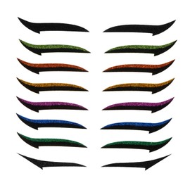 Beavorty 36pairs Eye Makeup Stickers Reusable Double Eyelid Patches Eyeliner Decal Strips Invisible Easy to Apply for Women