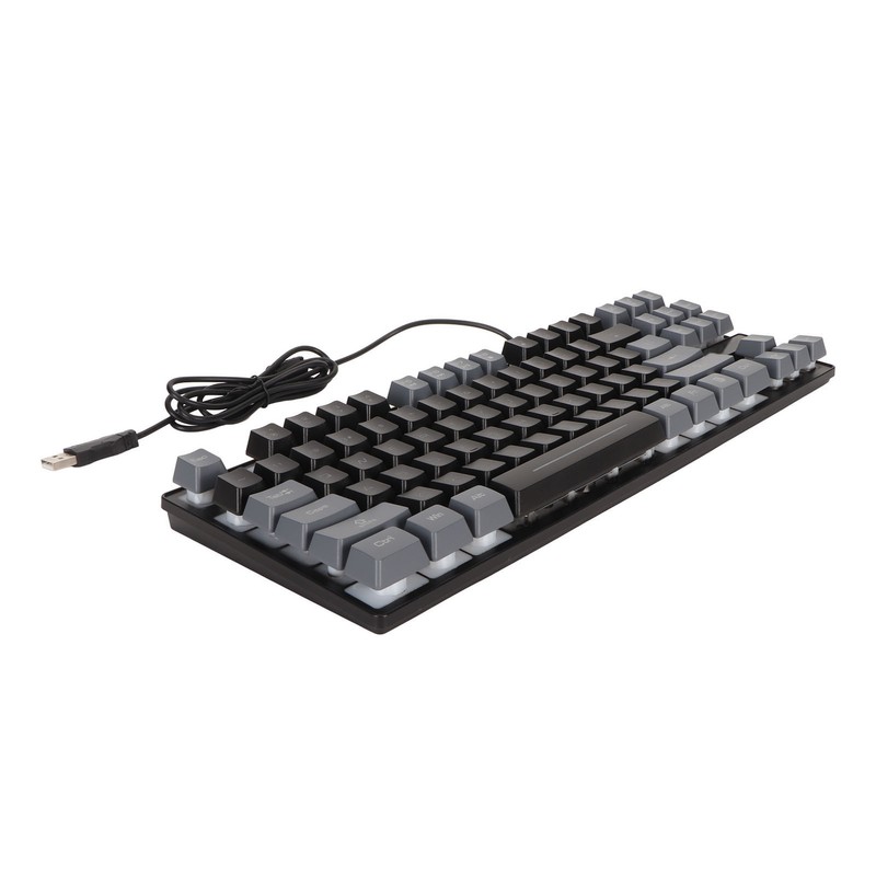 Mechanical Gaming Keyboard Multifunction 87 Keys Colorful Backlight USB Wired