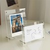 A5 Clear Acrylic Photo Frame, Clear Picture Frame, Wall Mounting,