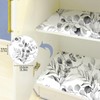 HAOKHOME Floral Shelf Liner and Cabinet Liner, Self-Adhesive Drawer Liners,