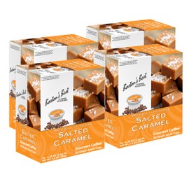 Boston’s Best - Salted Caramel Flavored Delicious Gourmet Coffee Compatible with Keurig Coffee Maker, 24 Count (Pack of 4)