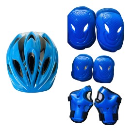 Casco Infantil Imperio Con Muñequeras, Rodilleras Y Coderas